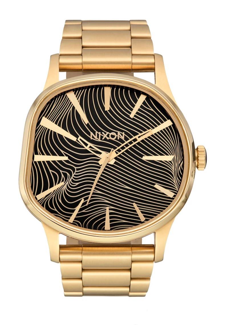 Montre Nixon - Sentry Wobble - 4th Dim Gold / Black