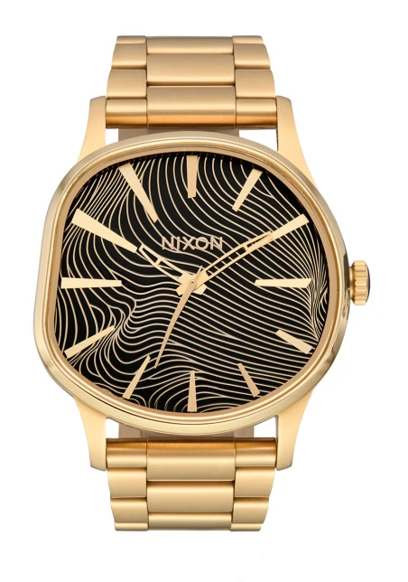Montre Nixon - Sentry Wobble - 4th Dim Gold / Black