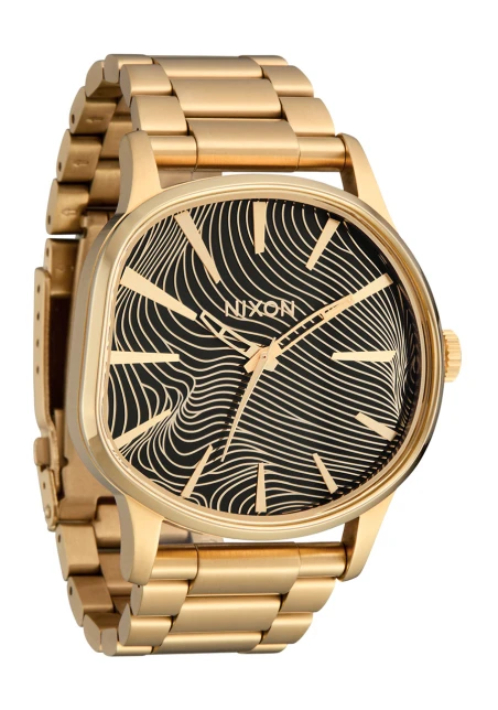 Montre Nixon - Sentry Wobble - 4th Dim Gold / Black