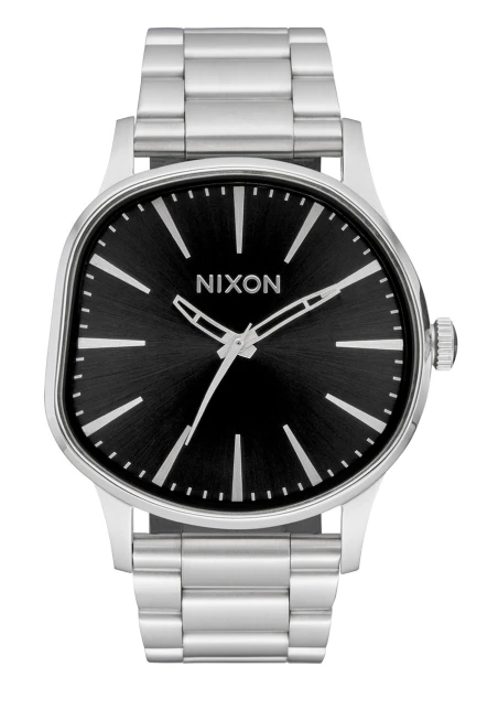 Montre Nixon - Sentry Wobble - Silver / Black Sunray