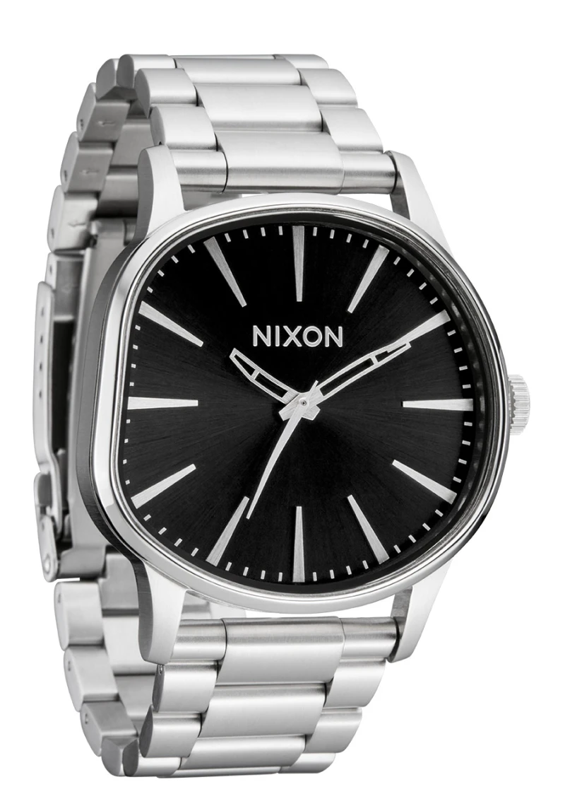 Montre Nixon - Sentry Wobble - Silver / Black Sunray