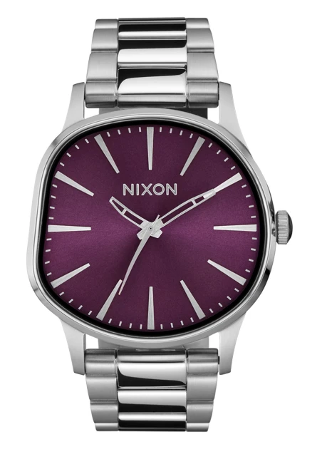 Montre Nixon - Sentry Wobble - Silver / Purple Sunray