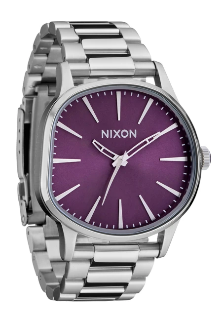 Montre Nixon - Sentry Wobble - Silver / Purple Sunray