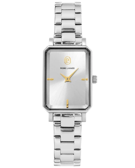 Montre Pierre Lannier - Quartz Femme ARIANE Argenté Cadran Soleillé Argenté Bracelet 0MM - 005P621