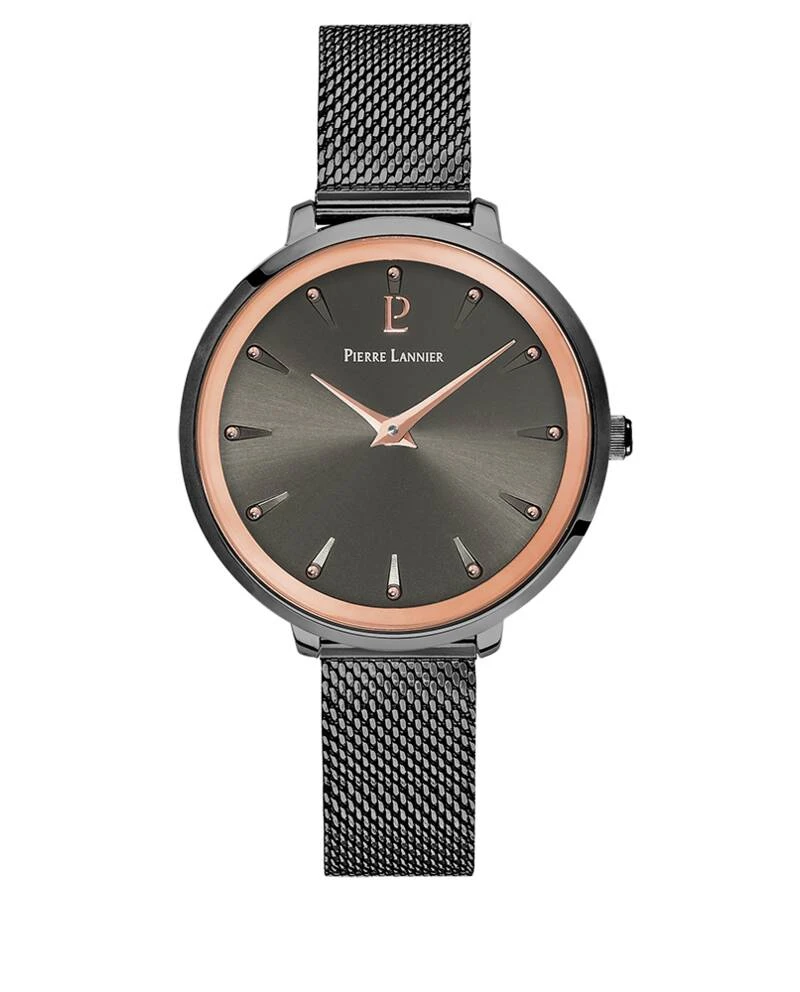 Montre Pierre Lannier - Femme ASTEROIDE Cadran Gris Bracelet Acier Milanais Gris - 033L839