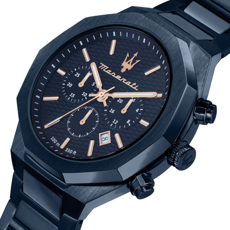 Montre Maserati - Stile Chrono - Cadran Bleu