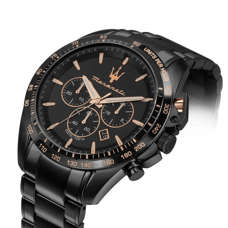 Montre Maserati - Traguardo Chrono - Cadran Noir