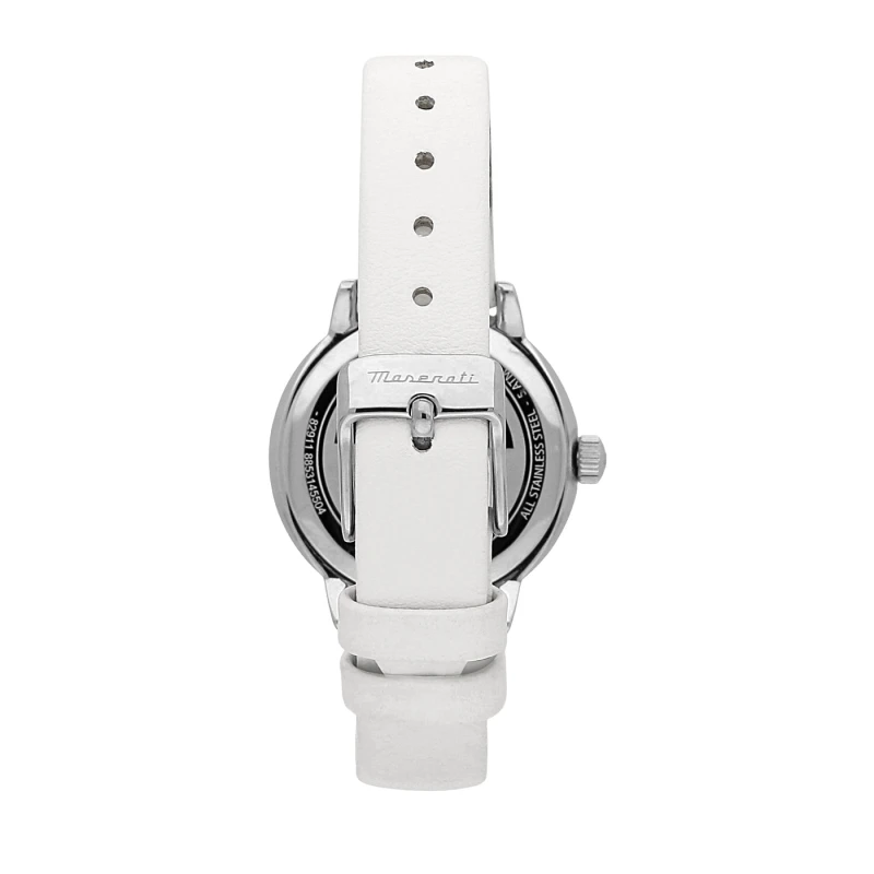 Montre Maserati - Successo Lady 3H Solar Edition - Blanc