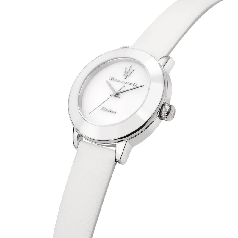 Montre Maserati - Successo Lady 3H Solar Edition - Blanc