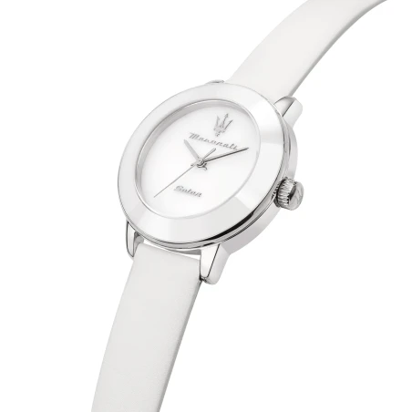 Montre Maserati - Successo Lady 3H Solar Edition - Blanc