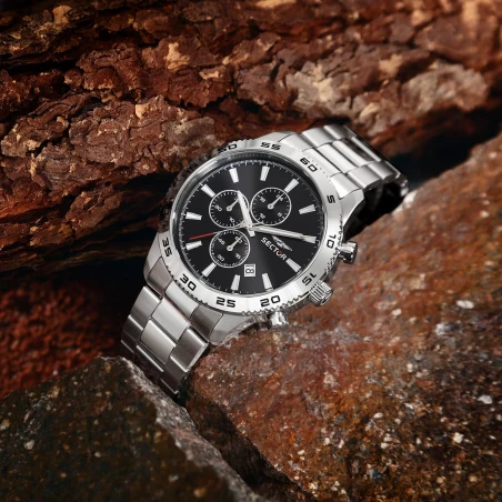 Montre Sector - 270 - Chronographe - Argent - R3273778010