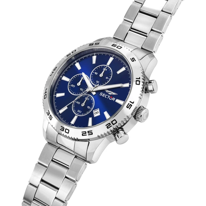 Montre Sector - 270 - Chronographe - Argent - R3273778011