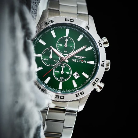Montre Sector - 270 - Chronographe - Argent - R3273778012