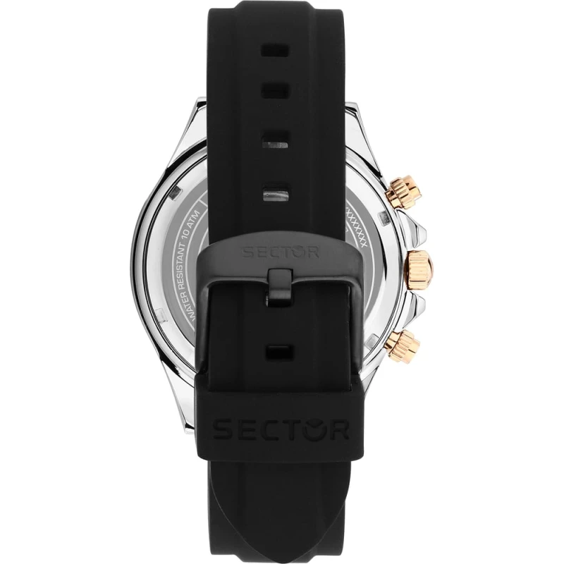 Montre Sector - 230 - Chronographe - Argent et Or rose - R3271661031