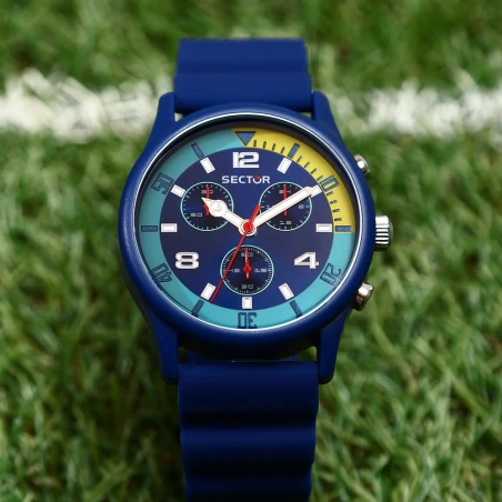 Montre Sector - H2o - Chronographe - Bleu - R3271718003