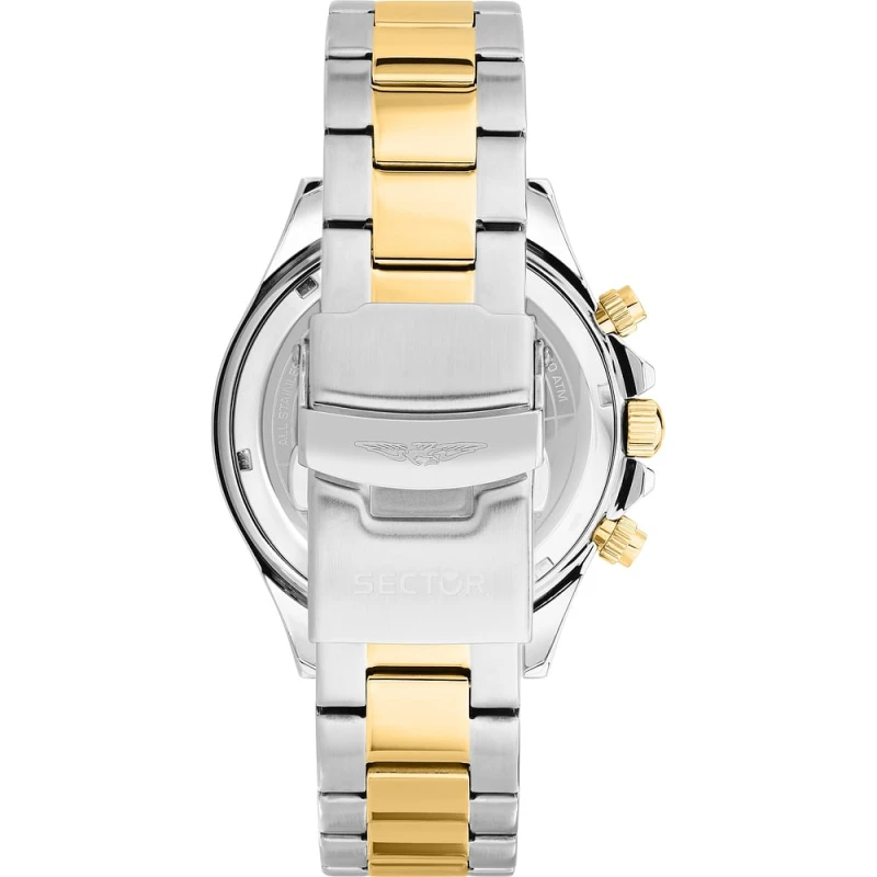 Montre Sector - 230 - Chronographe - Argent et Or - R3273661053