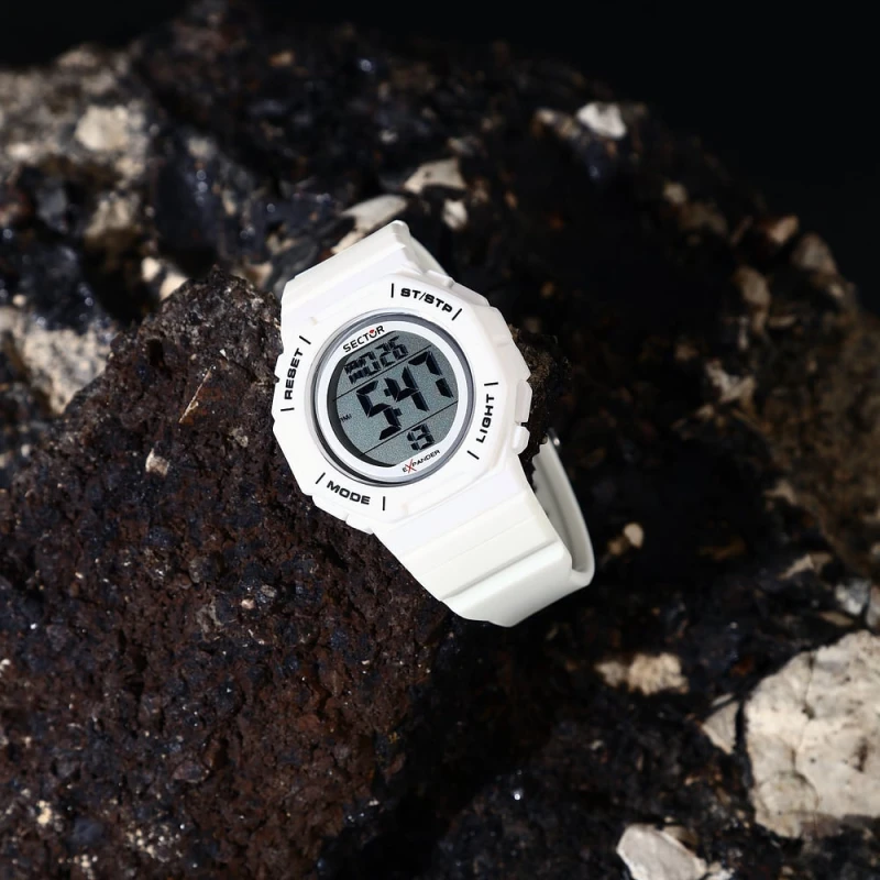 Montre Sector - Ex-50 - Digitale - Blanc - R3251314003