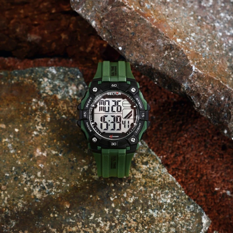 Montre Sector - Ex-51 - Digitale - Vert - R3251317002