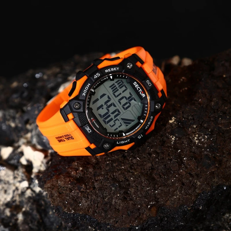 Montre Sector - Ex-51 - Digitale - Orange - R3251317003