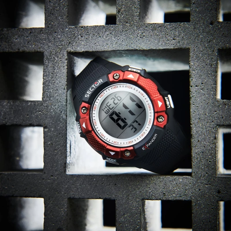 Montre Sector - Ex-49 - Digitale - Noir - R3251312001