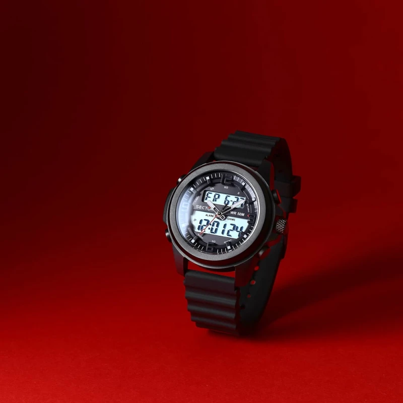 Montre Sector - Ex-48 - Digitale - Noir - R3251302001