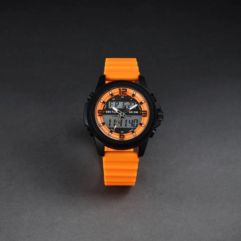 Montre Sector - Ex-48 - Digitale - Orange - R3251302002