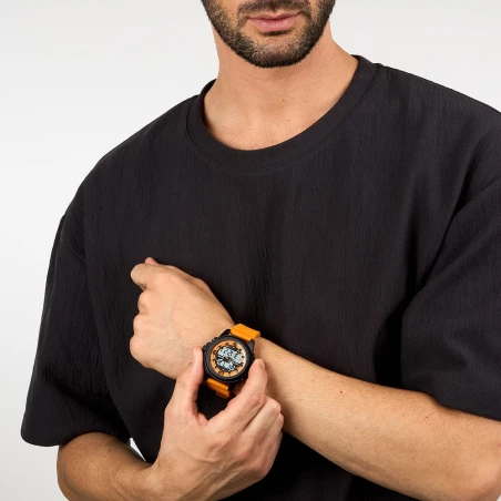 Montre Sector - Ex-48 - Digitale - Orange - R3251302002