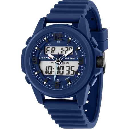 Montre Sector - Ex-48 - Digitale - Bleu - R3251302007