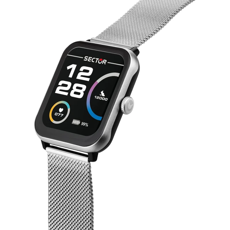Montre Sector - S-08 - Connectée - Argent - R3251303002