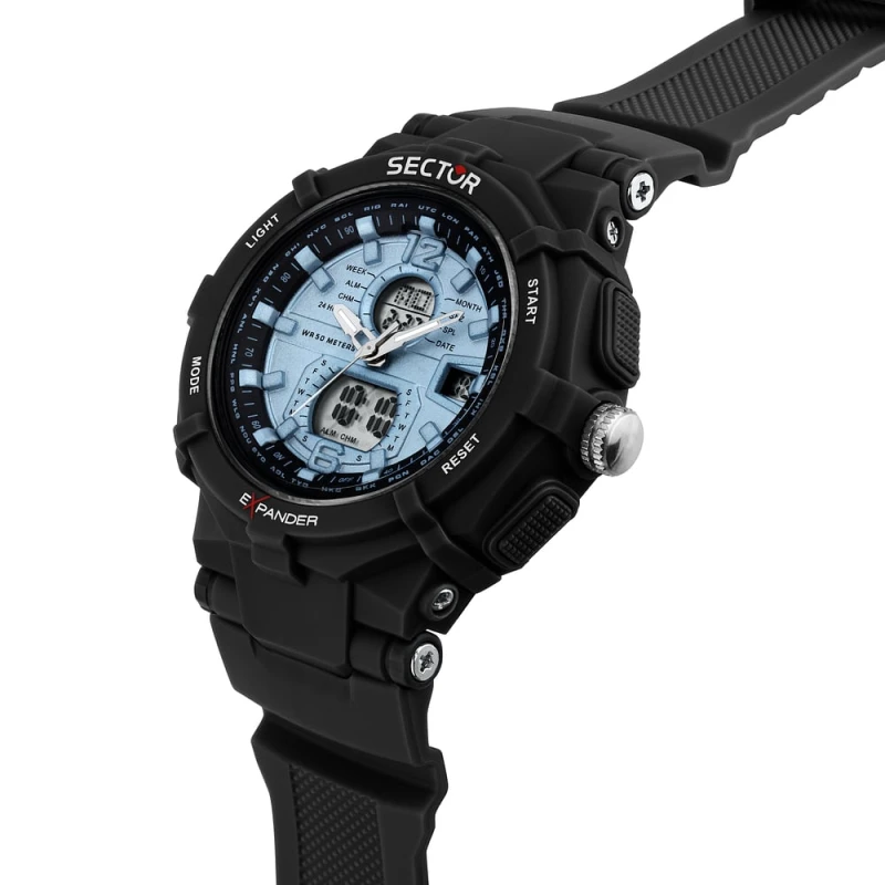 Montre Sector - Ex-09 - Digitale - Noir - R3251296005