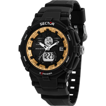 Montre Sector - Ex-09 - Digitale - Noir - R3251296004