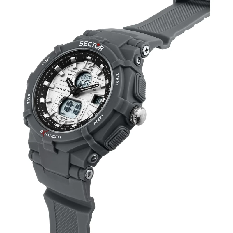 Montre Sector - Ex-09 - Digitale - Gris - R3251296007