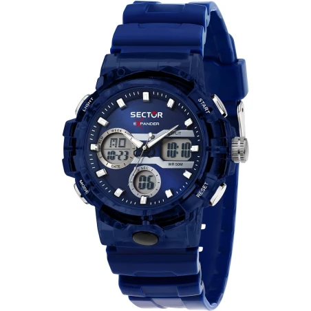 Montre Sector - Ex-46 - Digitale - Bleu - R3251242506