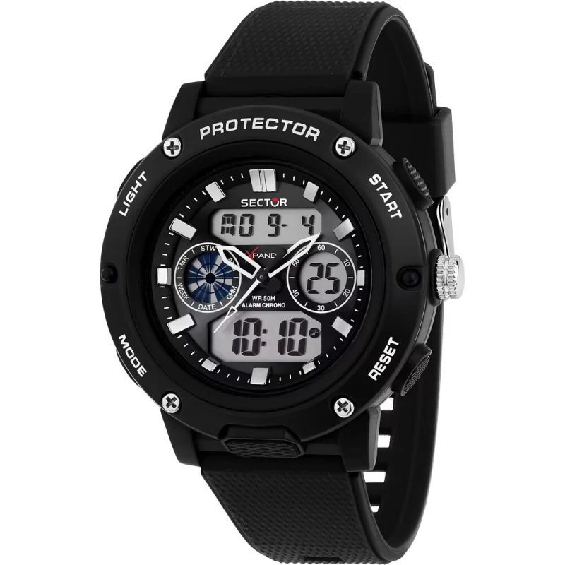 Montre Sector - Ex-44 - Digitale - Noir - R3251292001