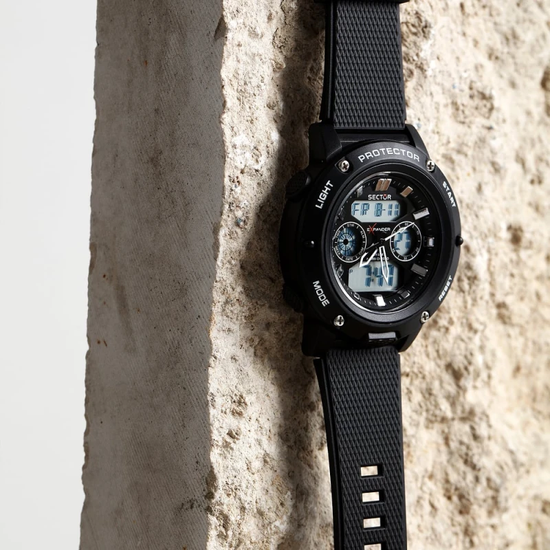 Montre Sector - Ex-44 - Digitale - Noir - R3251292001