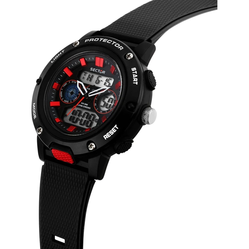Montre Sector - Ex-44 - Digitale - Noir - R3251292002