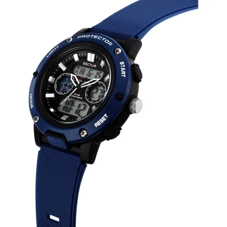 Montre Sector - Ex-44 - Digitale - Bleu - R3251292006