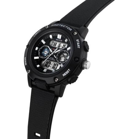 Montre Sector - Ex-45 - Digitale - Noir - R3251293004