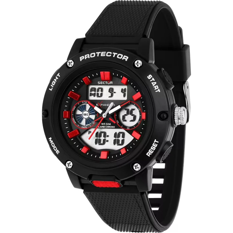 Montre Sector - Ex-45 - Digitale - Noir - R3251293005