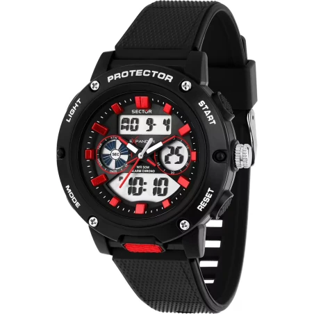 Montre Sector - Ex-45 - Digitale - Noir - R3251293005