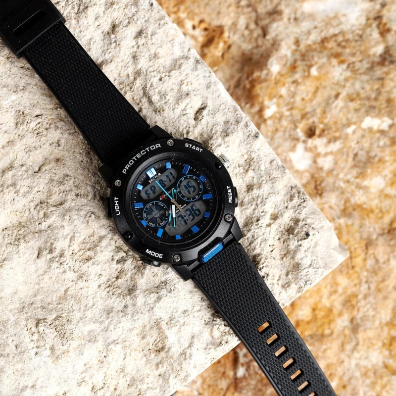 Montre Sector - Ex-45 - Digitale - Noir - R3251293006