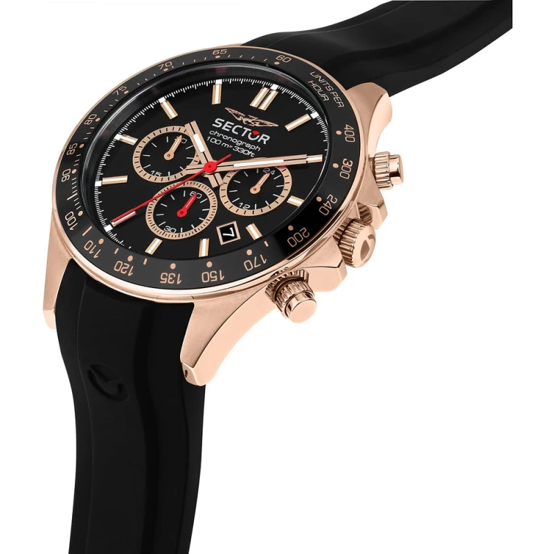 Montre Sector - 230 - Chronographe - Or rose - R3271661029