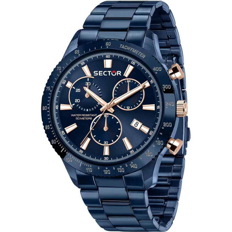 Montre Sector - 270 - Chronographe - Bleu - R3273778004