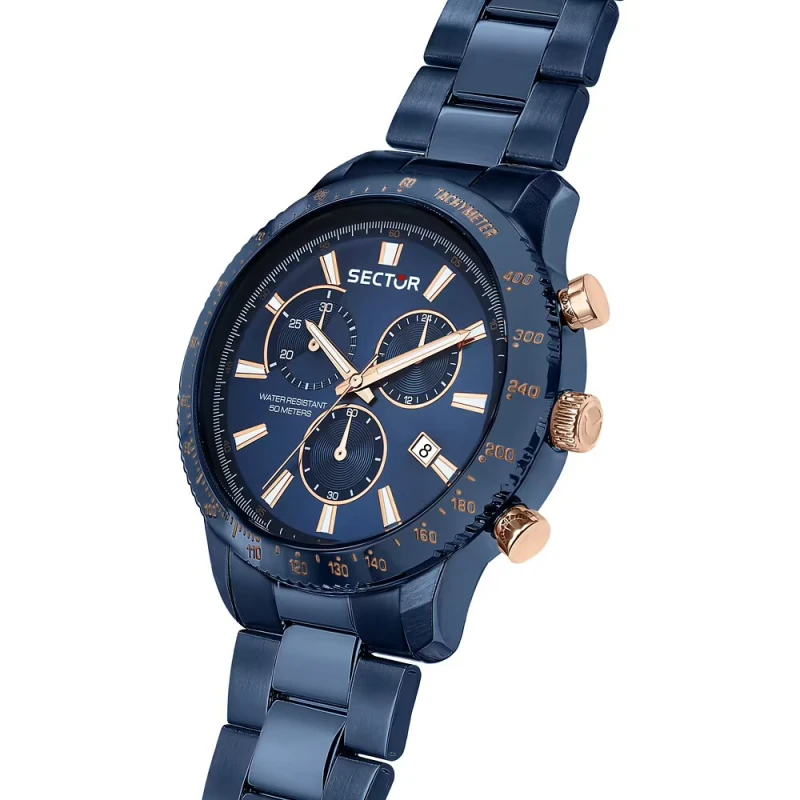 Montre Sector - 270 - Chronographe - Bleu - R3273778004