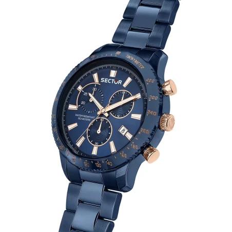 Montre Sector - 270 - Chronographe - Bleu - R3273778004