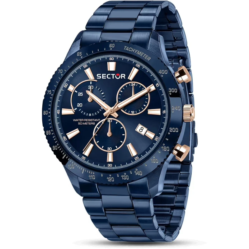 Montre Sector - 270 - Chronographe - Bleu - R3273778004