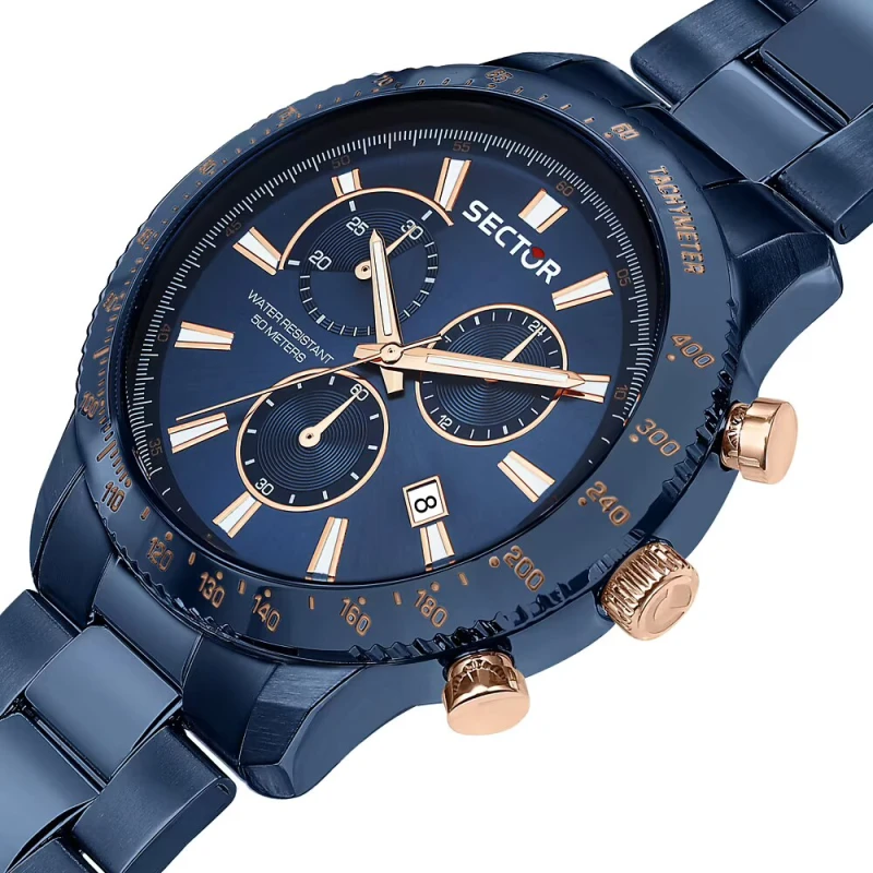 Montre Sector - 270 - Chronographe - Bleu - R3273778004