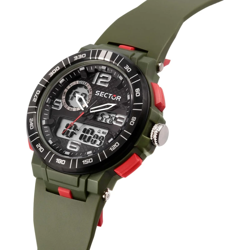Montre Sector - ex-28 - Digitale - Vert - R3251532004