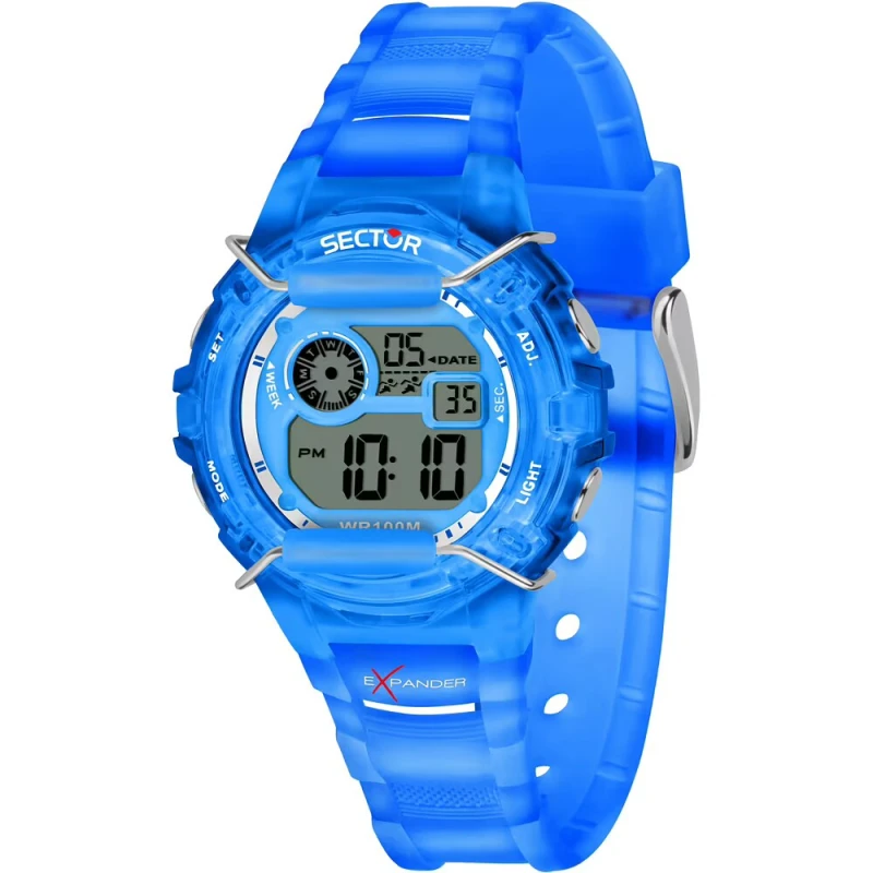 Montre Sector - Ex-05 - Digitale - Bleu - R3251526001