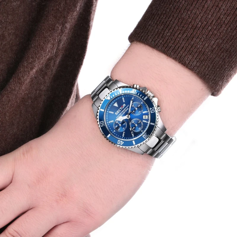 Montre Sector - 230 - Chronographe - Argent - R3273661007